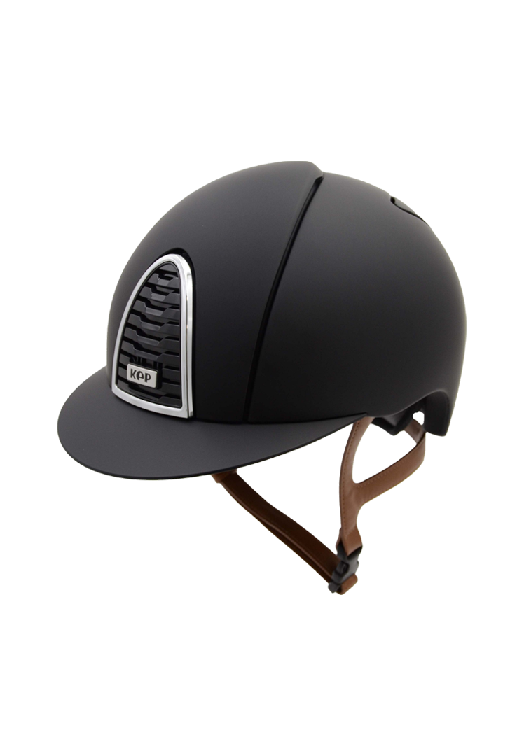 Cromo 2.0 Textile, frame chrome, grid raw black, beige straps - schwarz