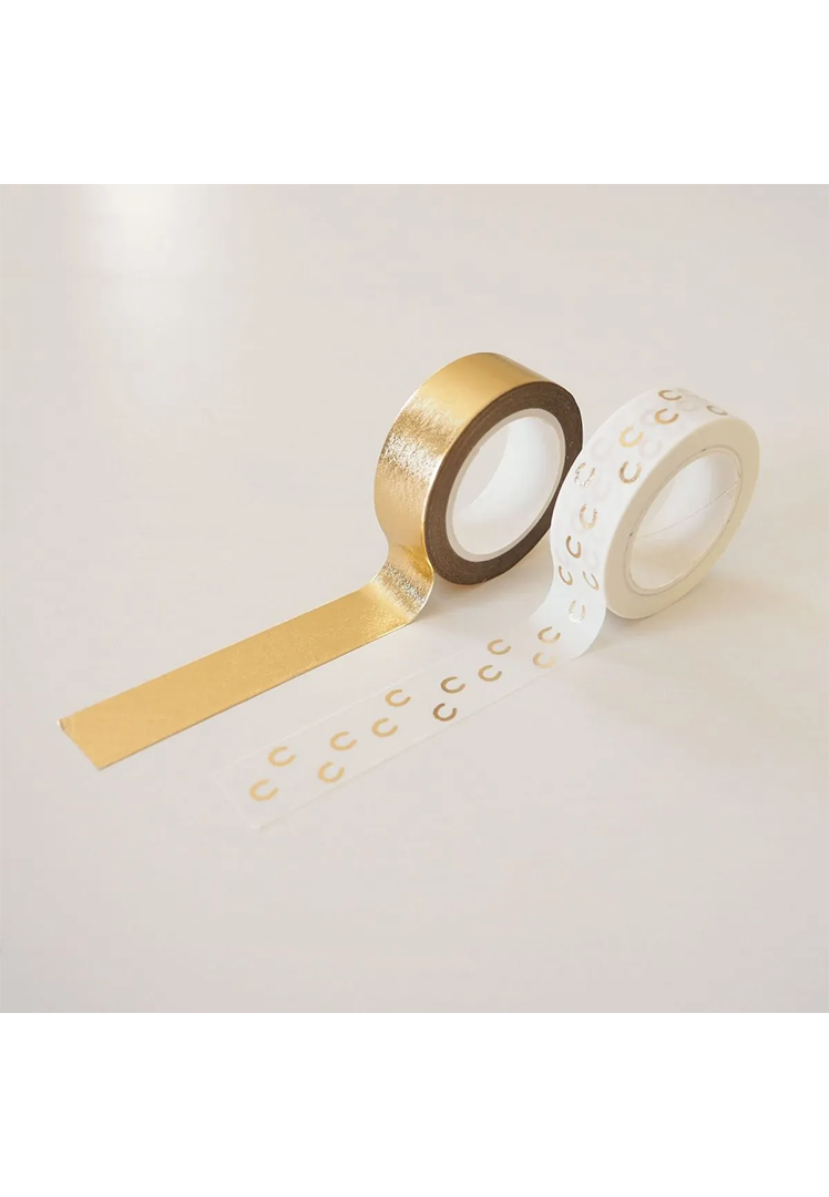 Washi Tape 2er Set "Goldene Hufeisen"