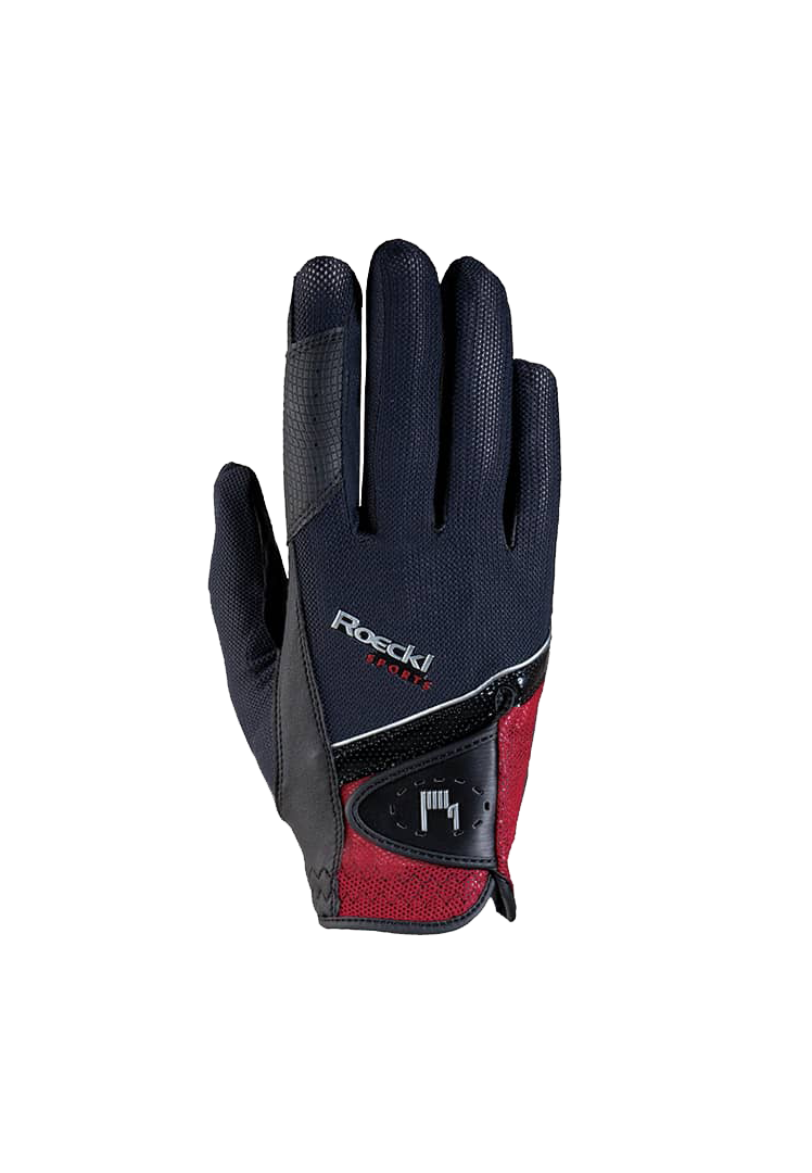 Reithandschuh Madrid - black/red