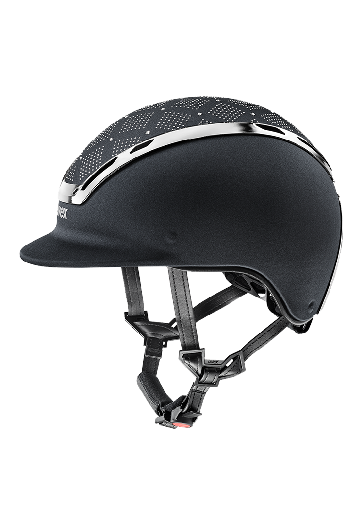 Riding Helmet exxeed jewel - black