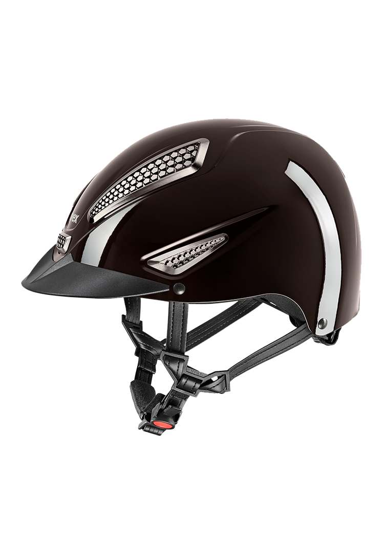 Riding Helmet perfexxion III shiny - mocca shiny