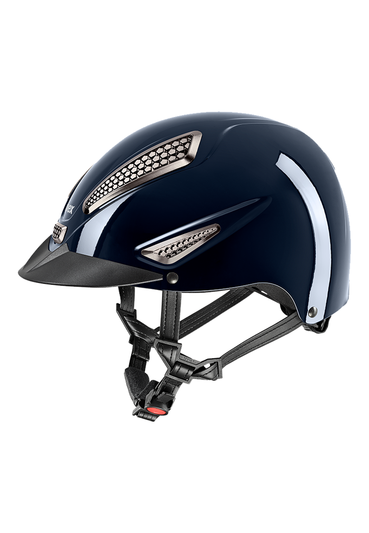 Riding Helmet perfexxion III shiny - navy shiny