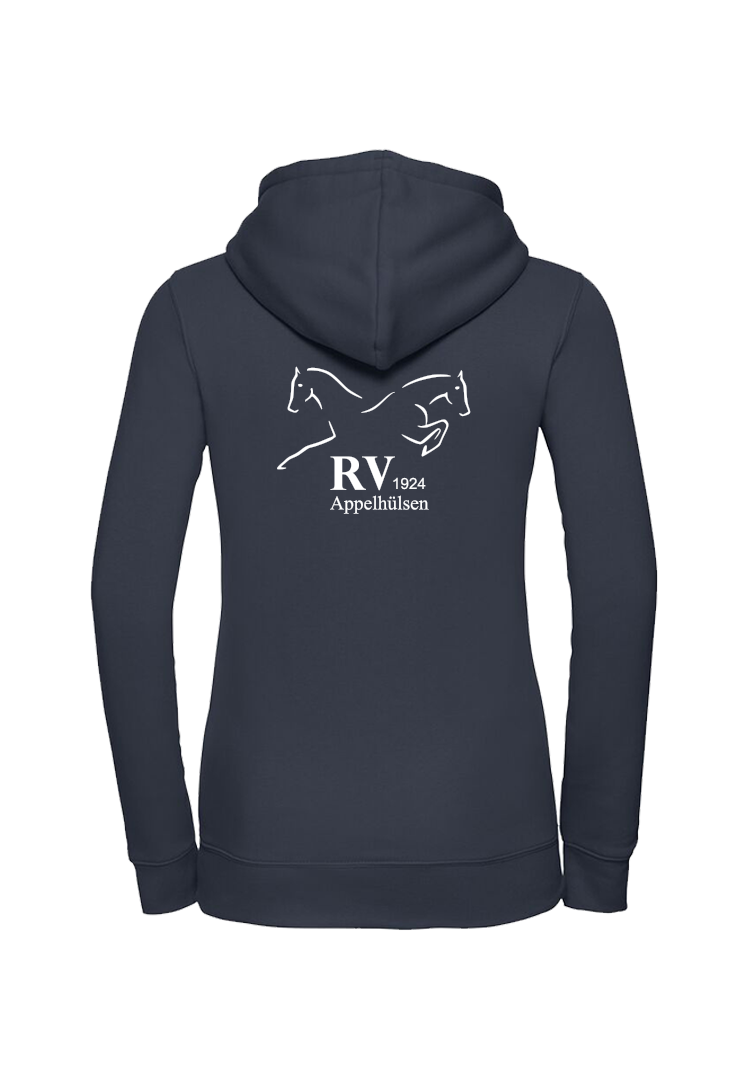 Zip-Hoodie Damen - navy