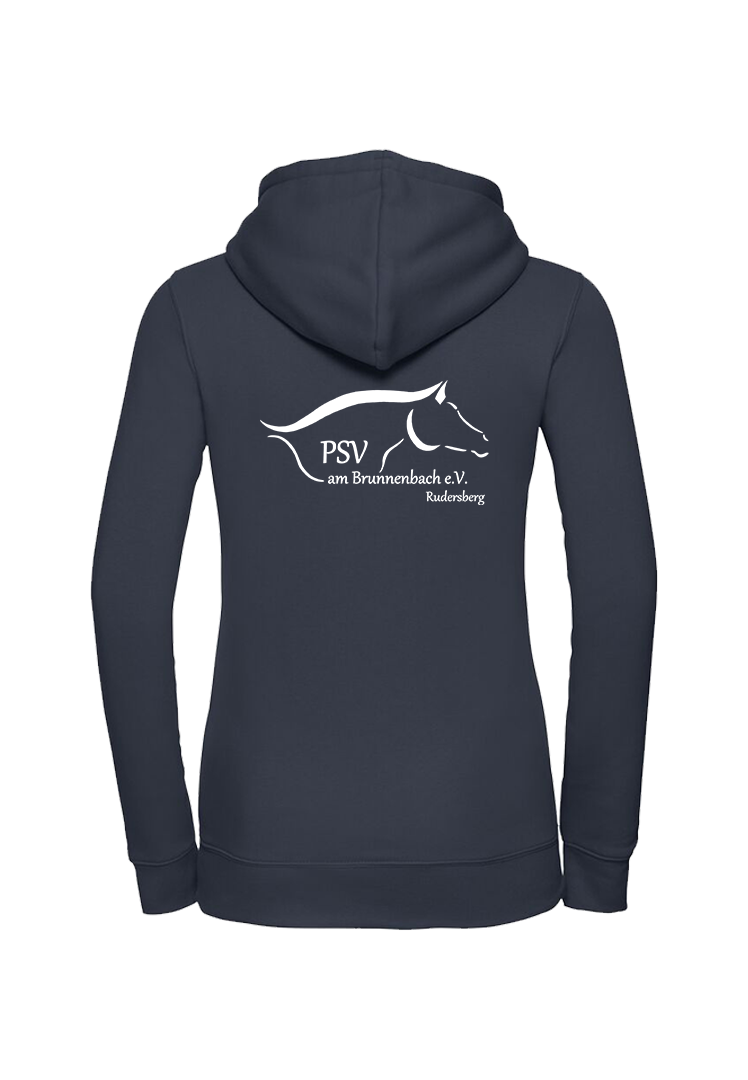 Zip-Hoodie Damen - navy 