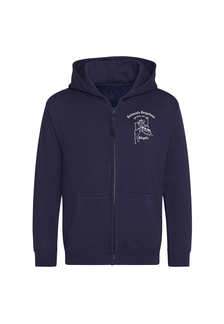 Zip-Hoodie Kinder - navy