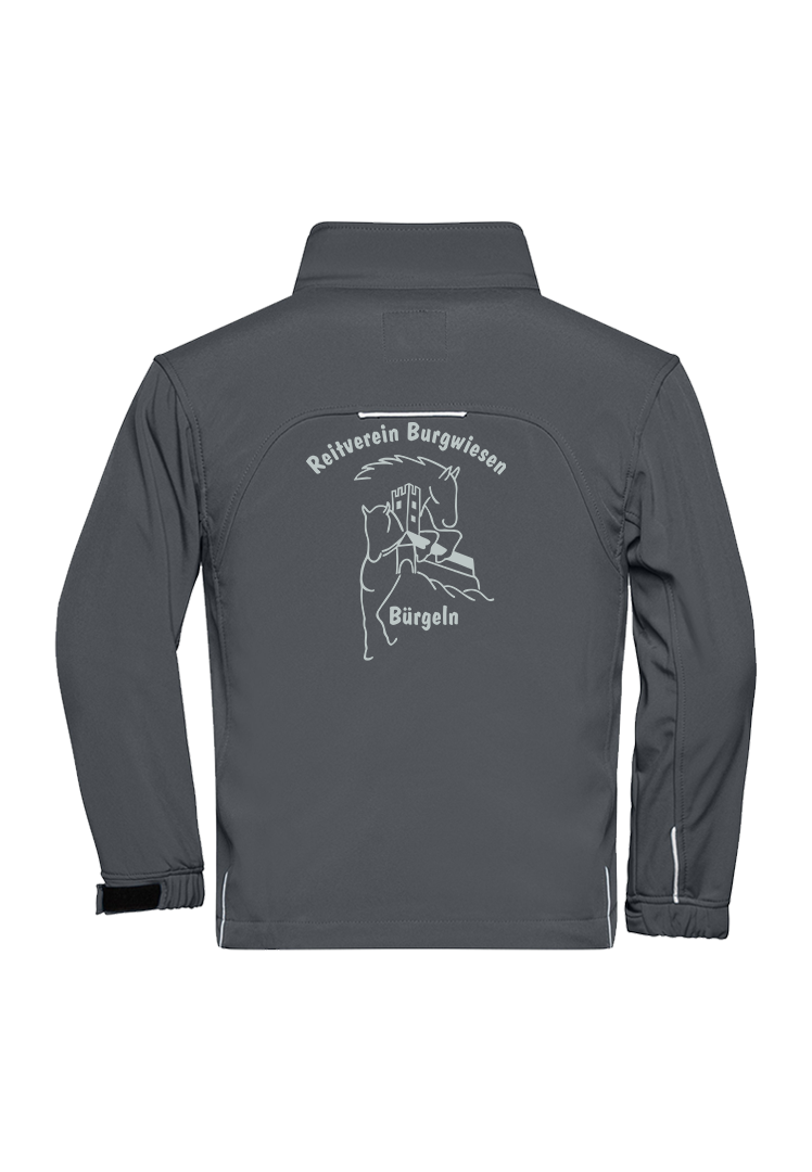 Softshelljacke Kinder - carbon