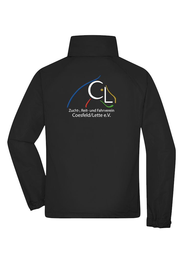 Regenjacke Herren - schwarz