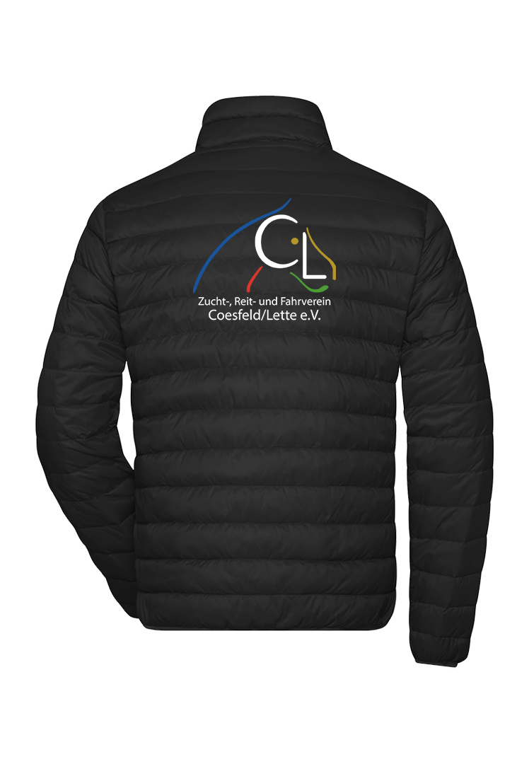 Steppjacke Herren - schwarz