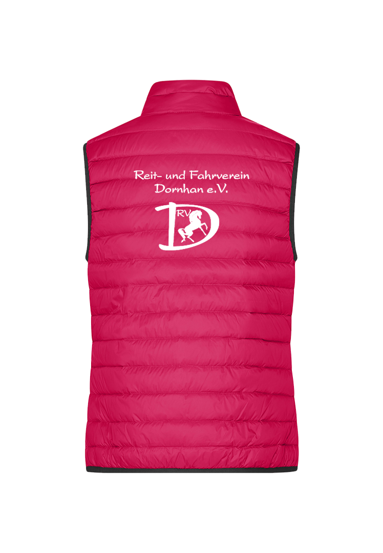 Steppweste Damen - magenta