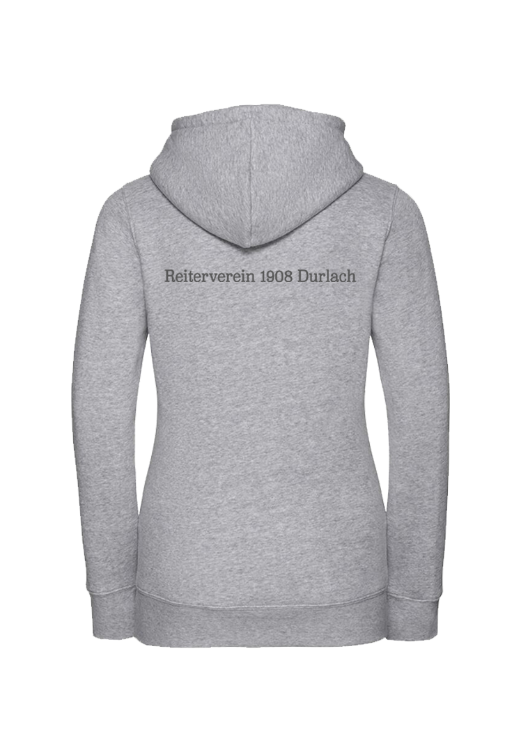 Zip-Hoodie Damen - light oxford