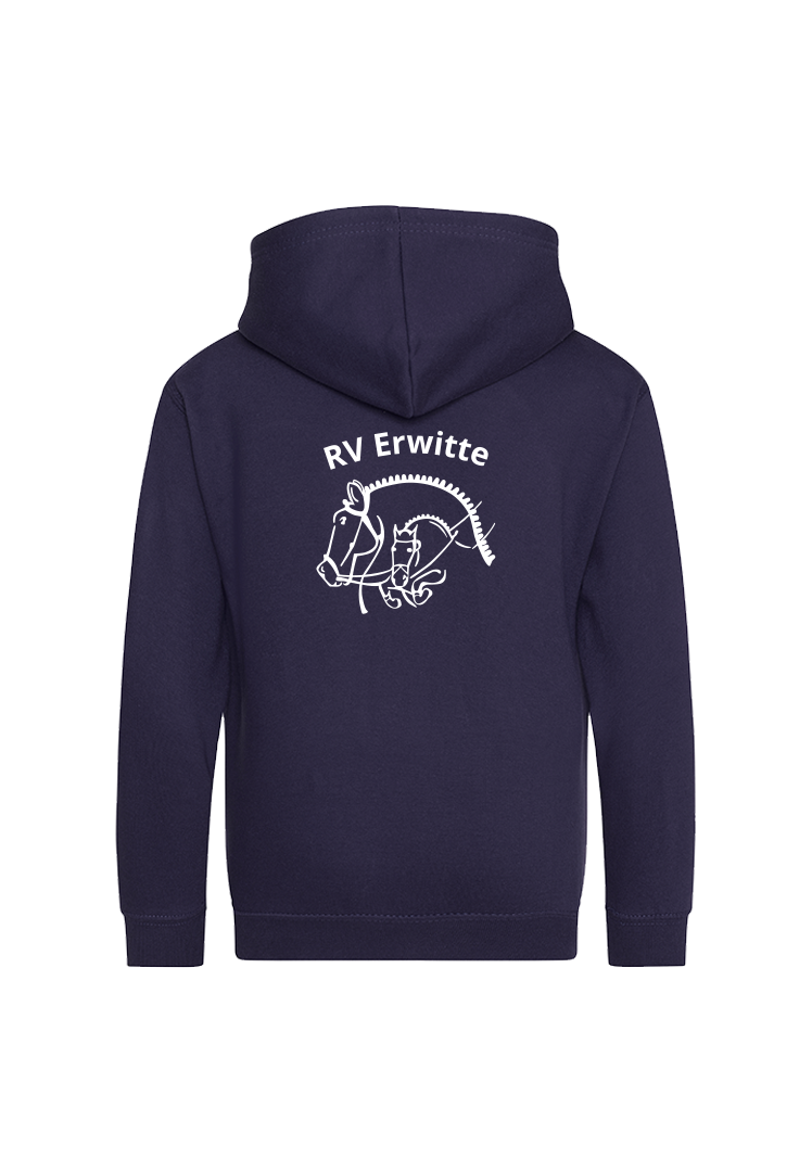 Zip-Hoodie Kinder - navy
