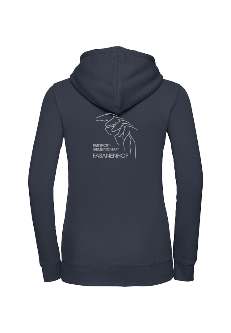 Zip-Hoodie Damen - navy