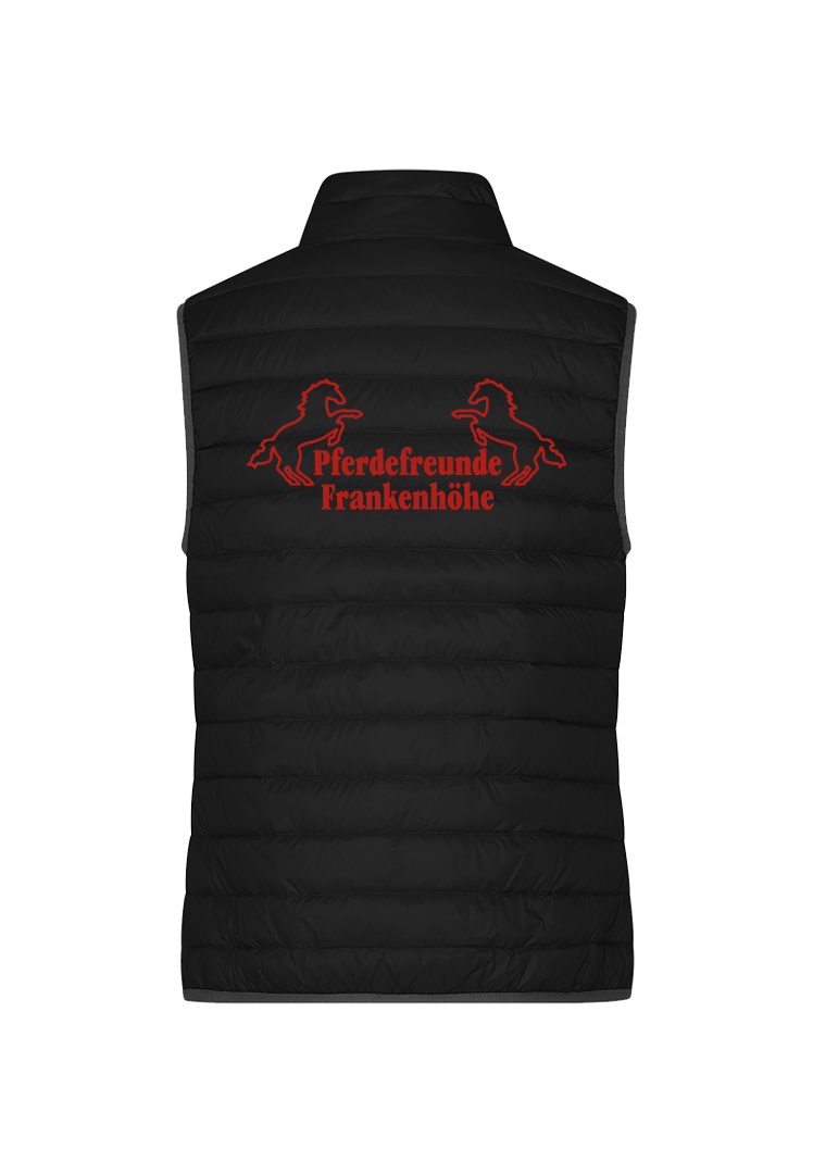 Steppweste Damen - schwarz