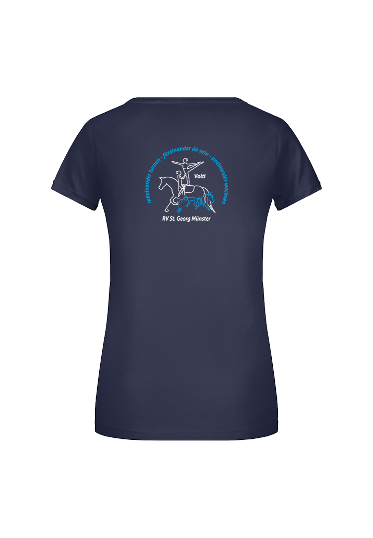 T-Shirt Damen Volti - navy