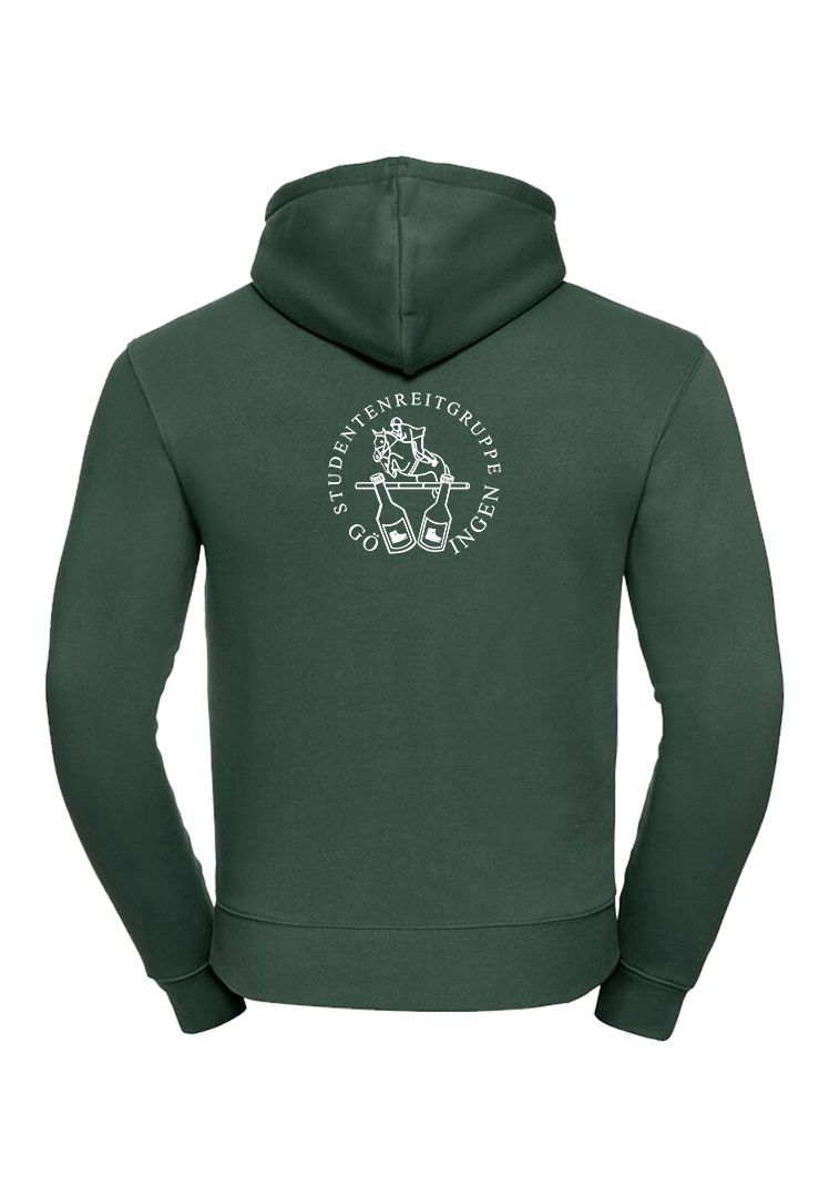 Zip-Hoodie Herren - bottle green
