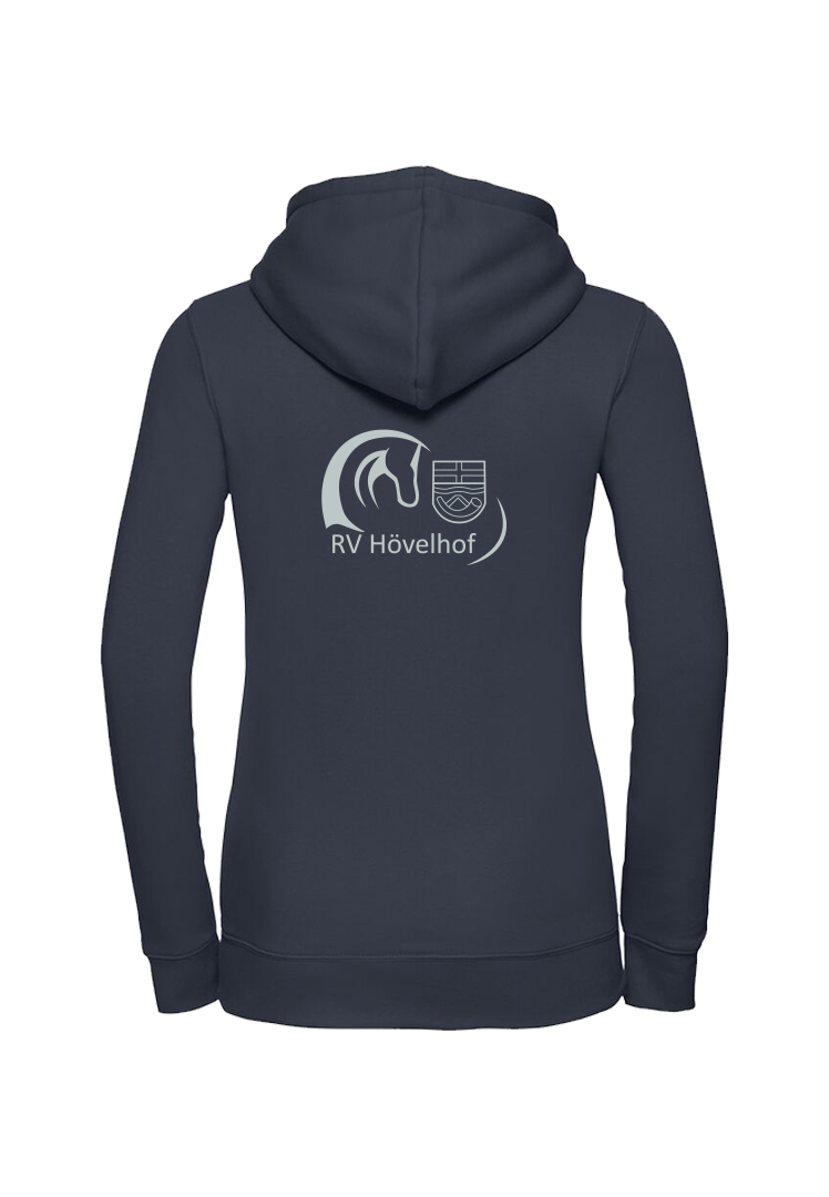 Zip-Hoodie Damen - navy