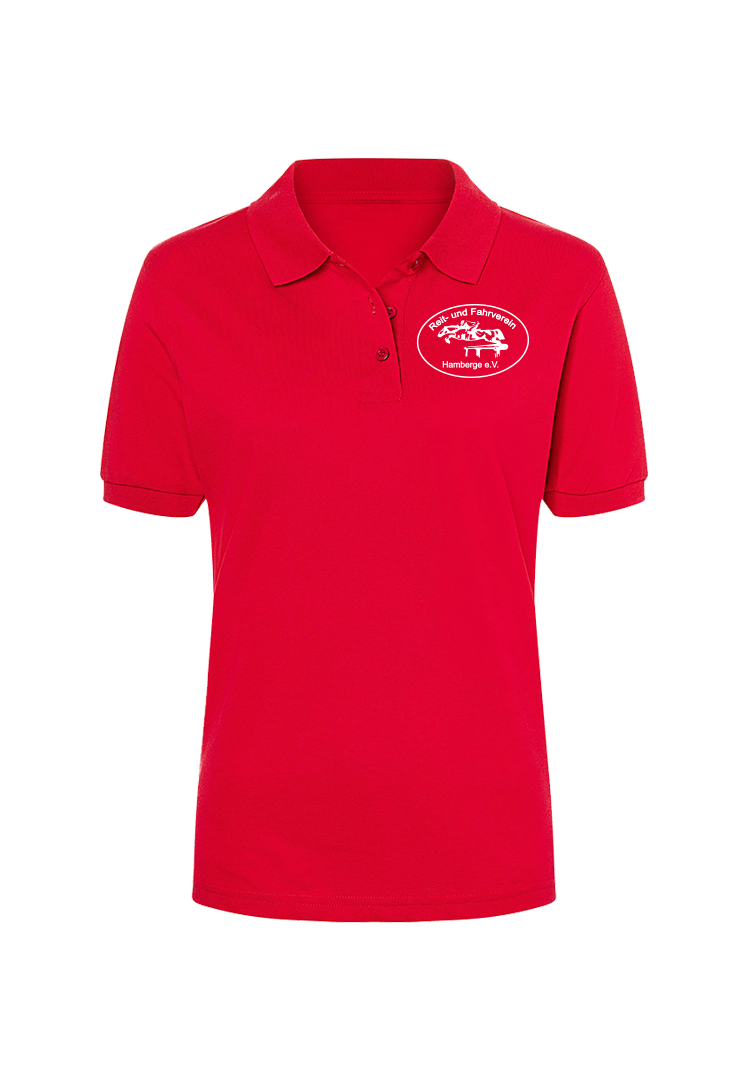 Poloshirt Damen - red