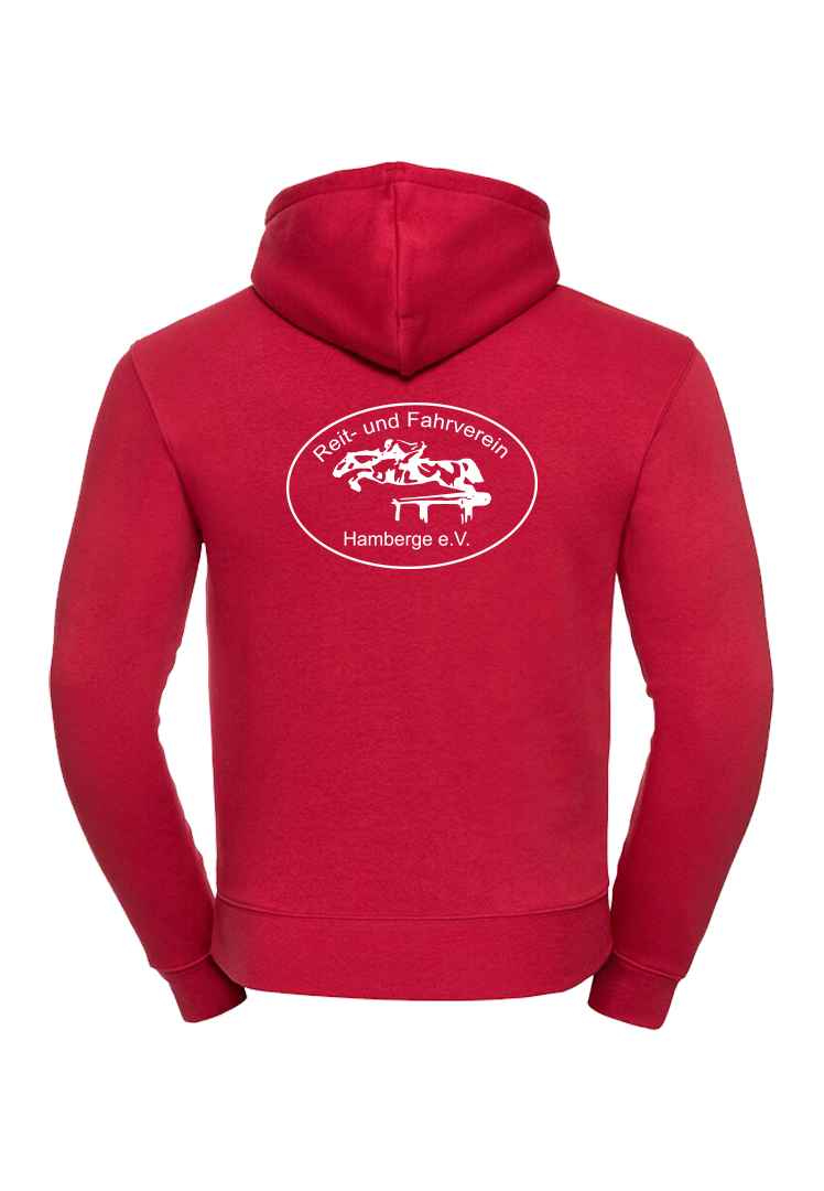 Zip-Hoodie Herren - red