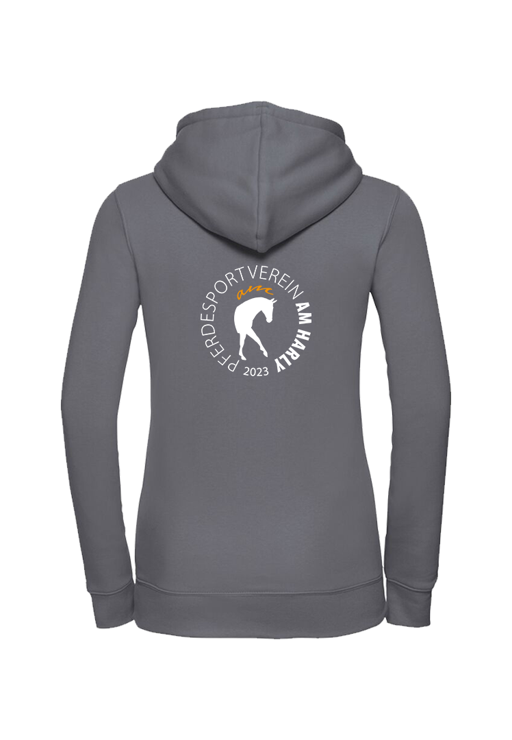 Zip-Hoodie Damen - convoy grey