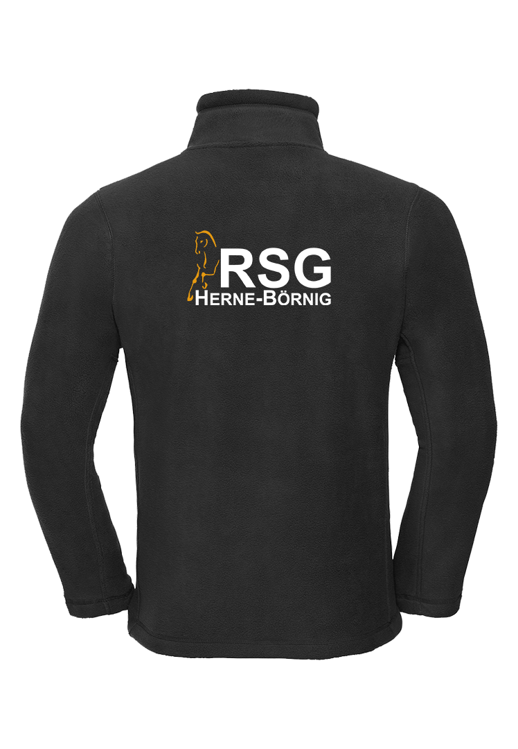 Fleecejacke Herren - schwarz