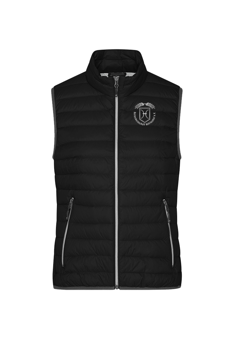 Steppweste Damen  - schwarz