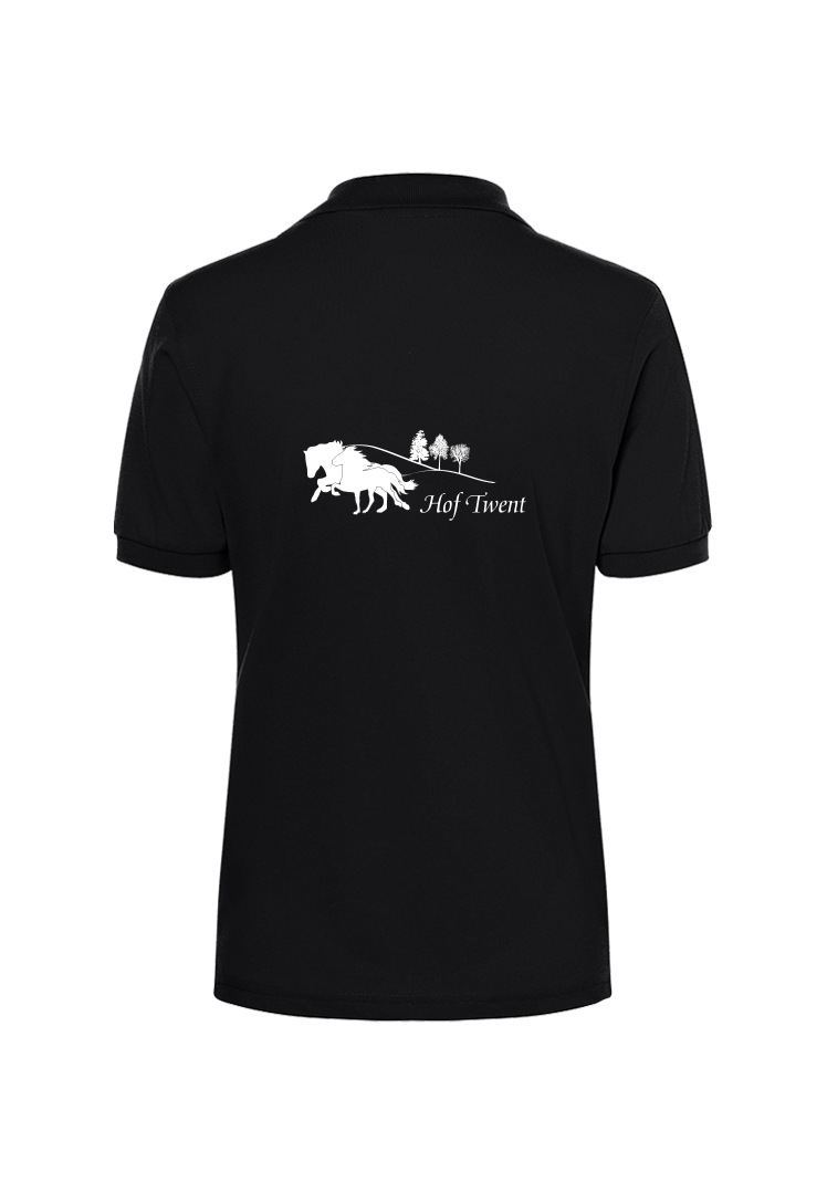 Poloshirt Damen - schwarz