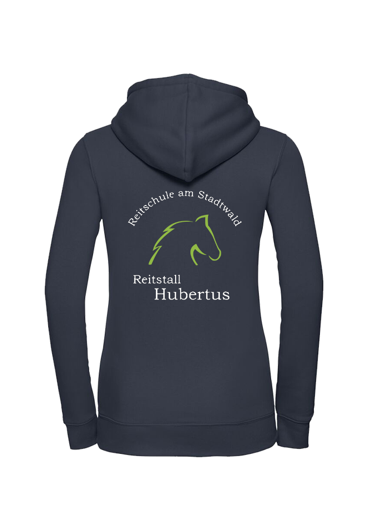 Zip-Hoodie Damen - navy