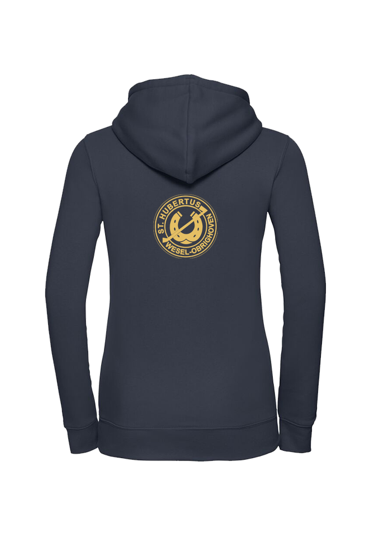 Zip-Hoodie Damen - navy