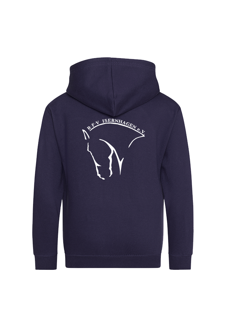 Zip-Hoodie Kinder - navy