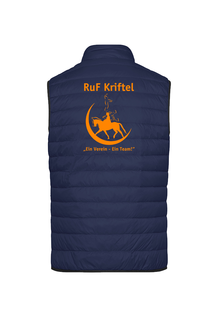 Steppweste Herren  - navy