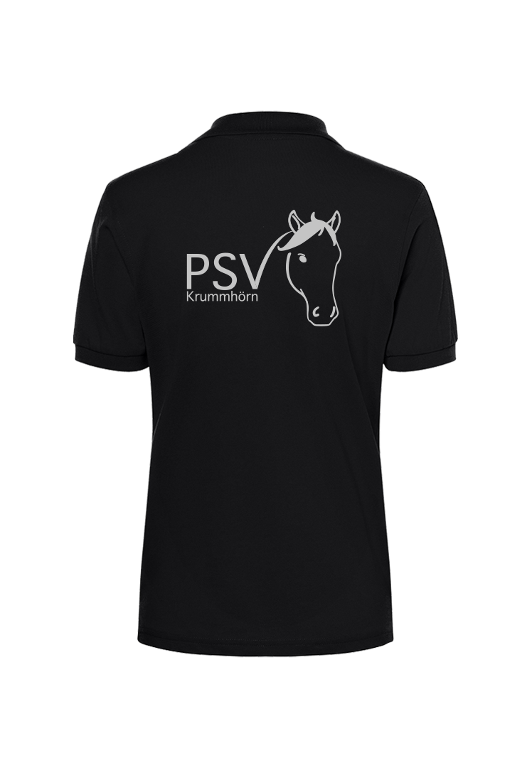 Poloshirt Damen - schwarz
