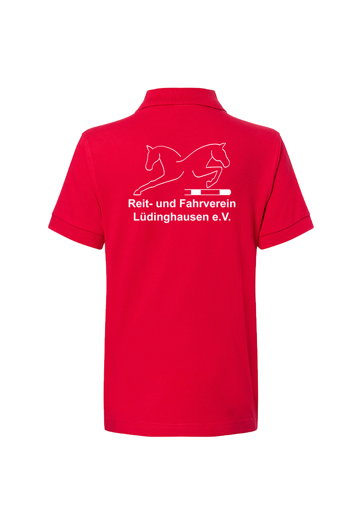 Poloshirt Kinder - red