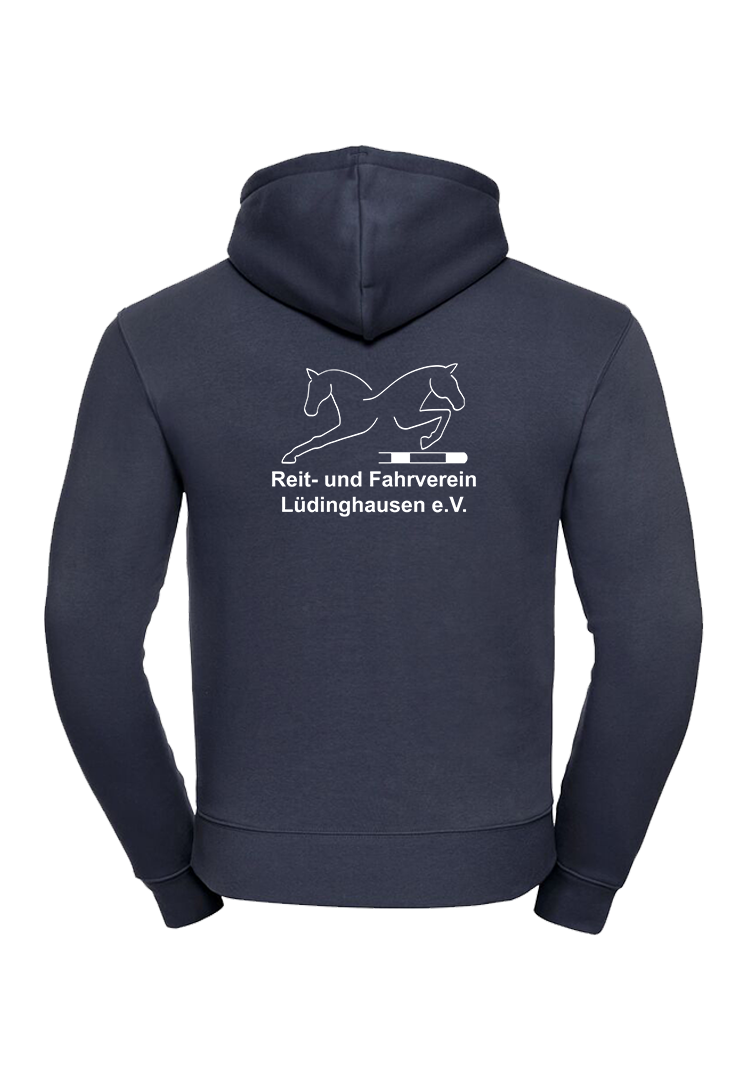 Zip-Hoodie Herren - navy