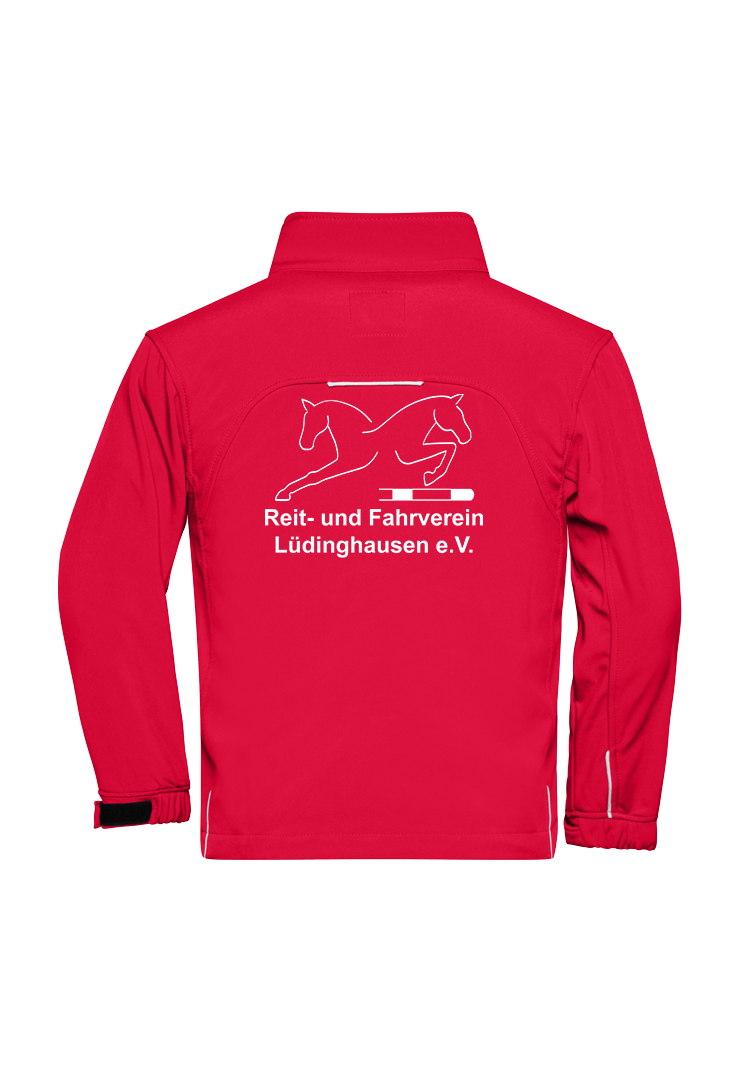 Softshelljacke Kinder - red 