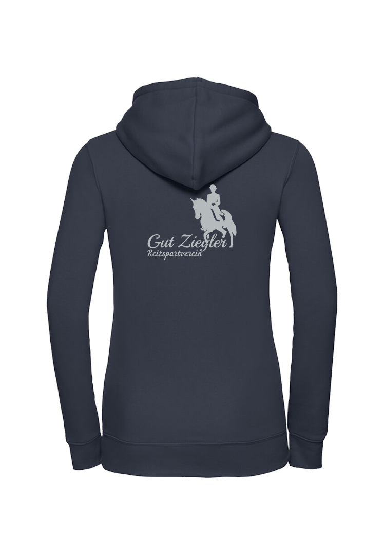 Zip-Hoodie Damen - navy