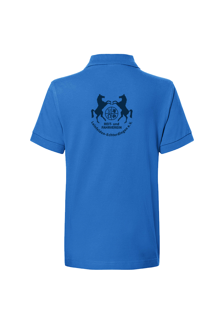 Poloshirt Kinder - royal