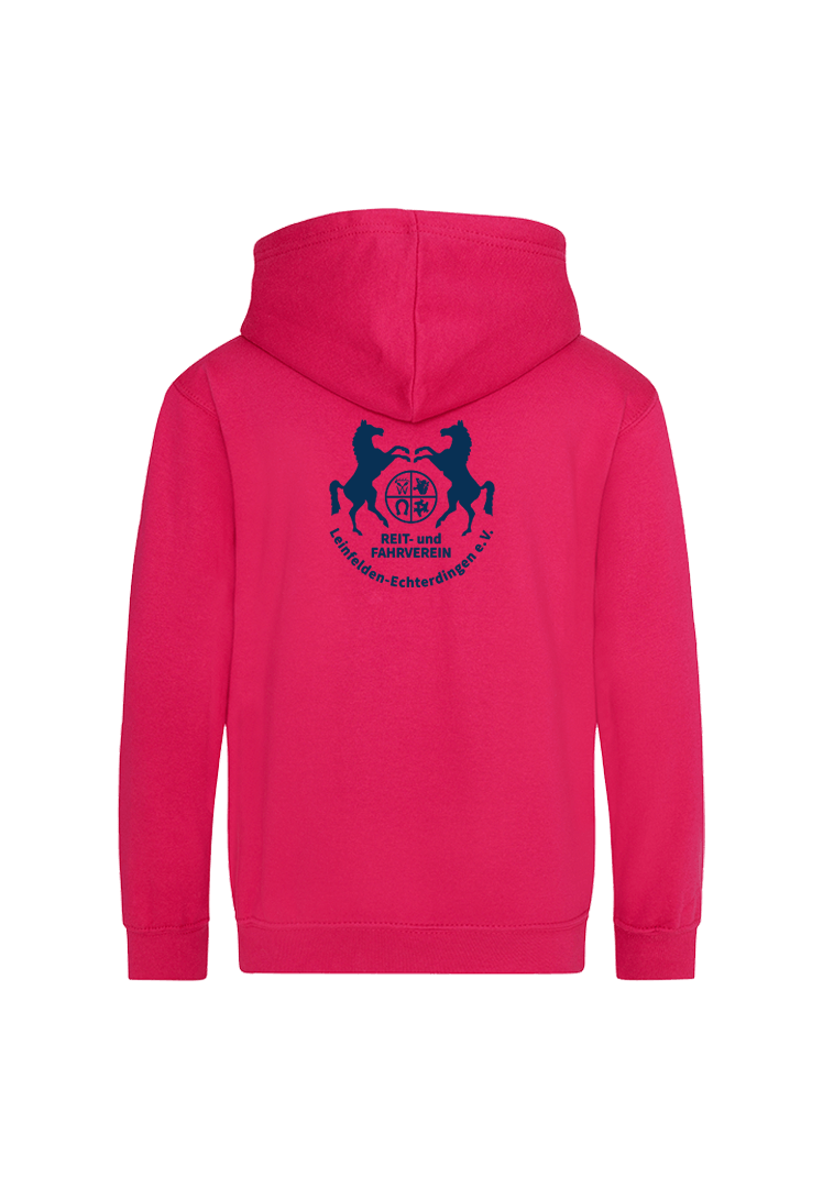 Zip-Hoodie Kinder - pink