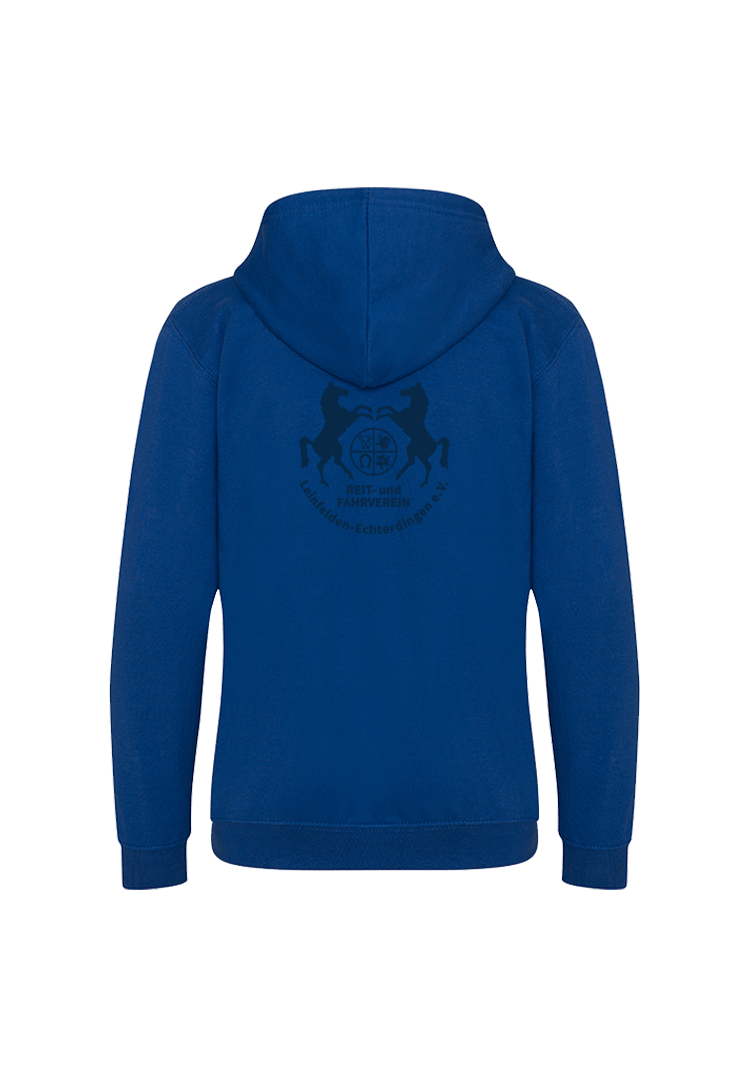 Zip-Hoodie Kinder - royal