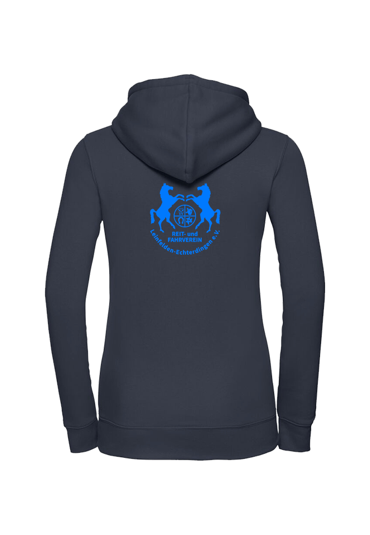 Zip-Hoodie Damen - navy