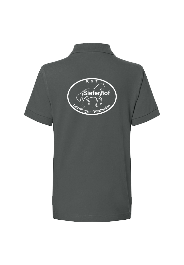 Poloshirt Kinder - graphite