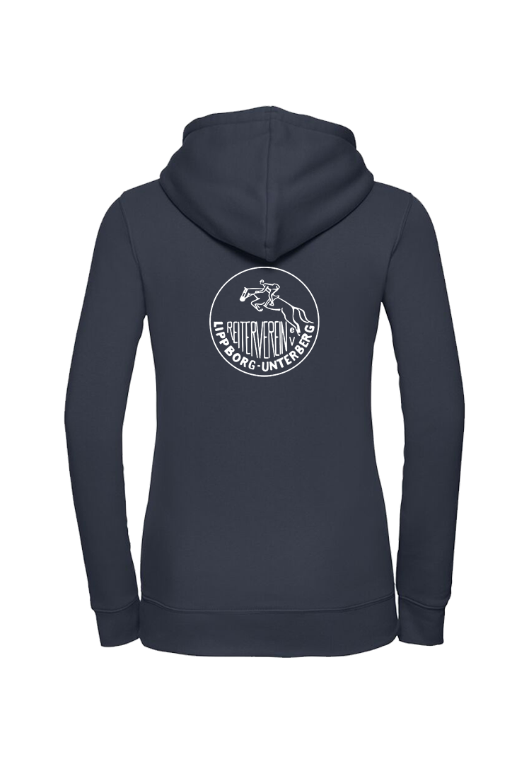 Zip-Hoodie Damen - navy
