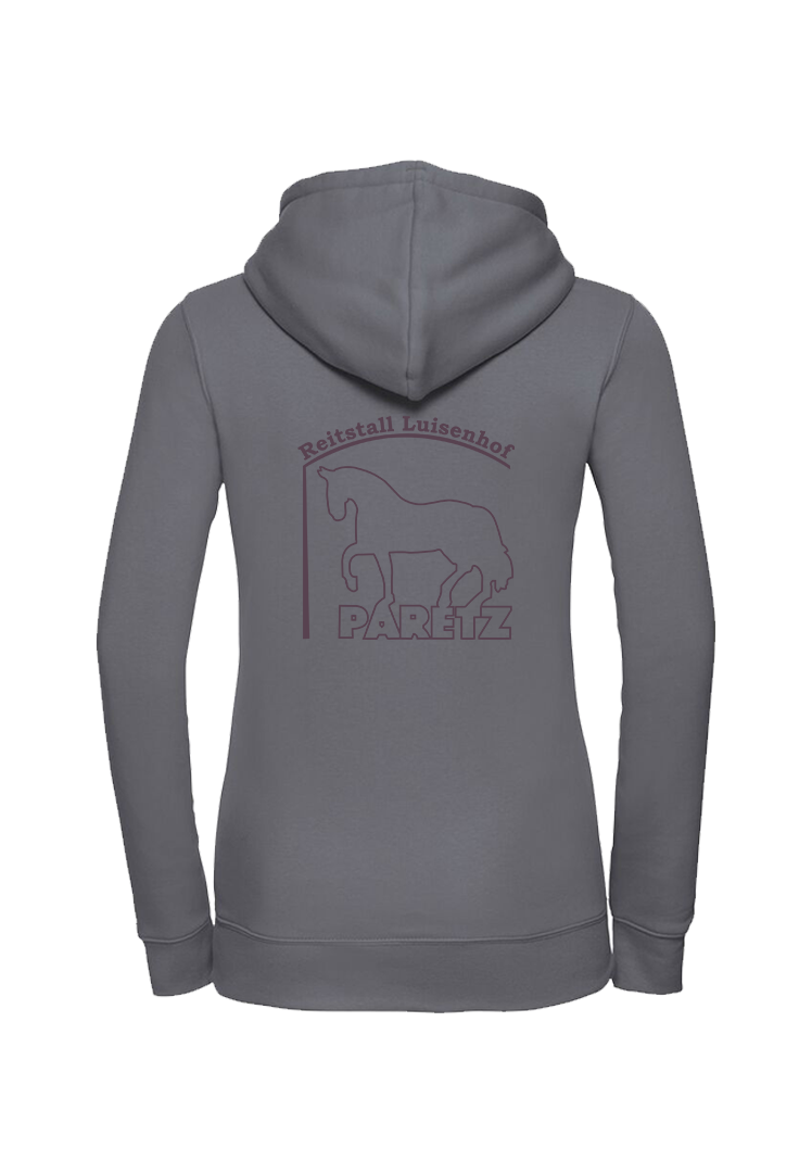 Zip-Hoodie Damen - convoy grey