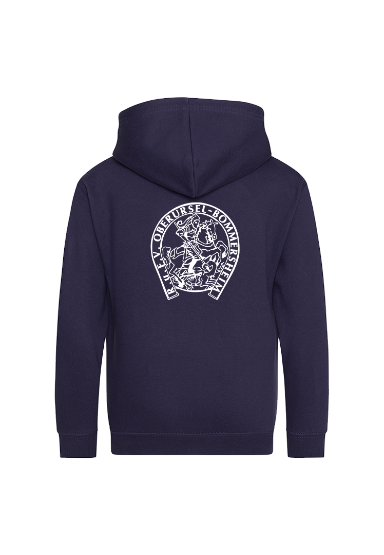 Zip-Hoodie Kinder - navy