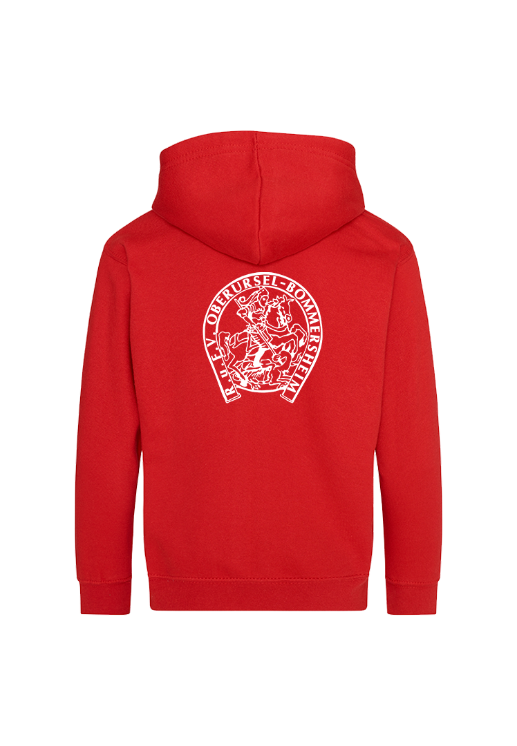 Zip-Hoodie Kinder - rot