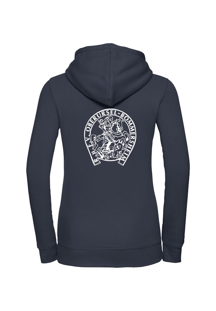 Zip-Hoodie Damen - navy