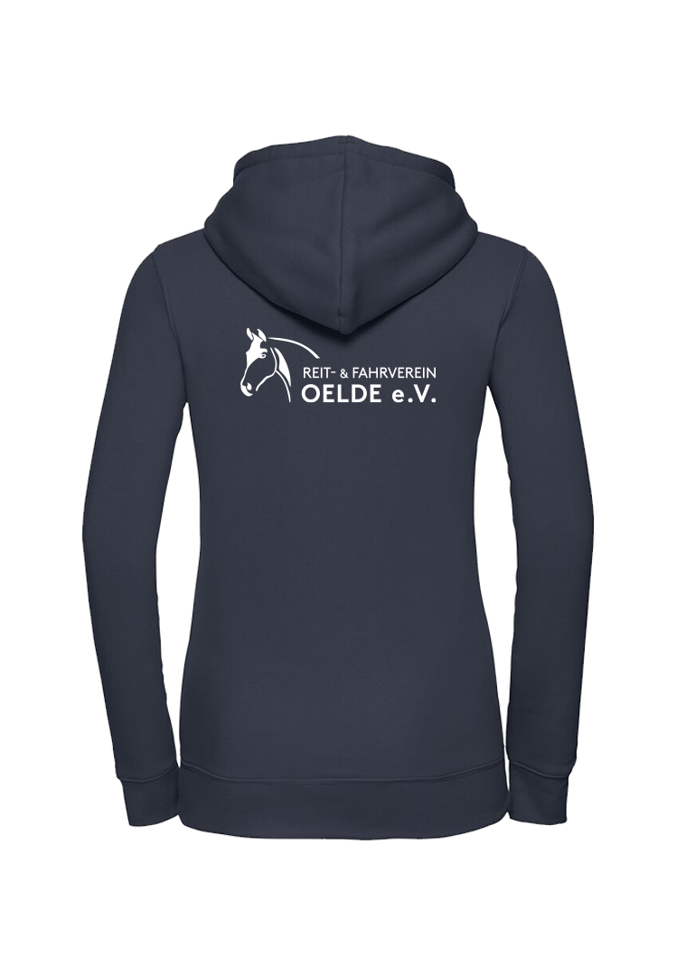 Zip-Hoodie Damen - navy