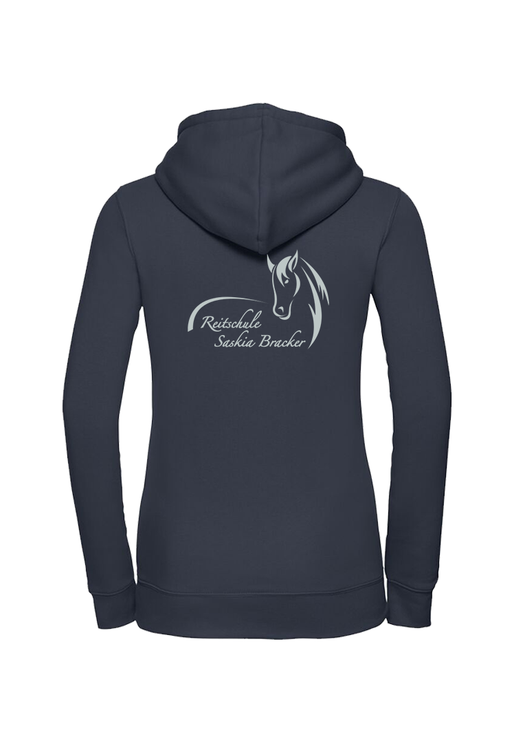 Zip-Hoodie Damen - navy