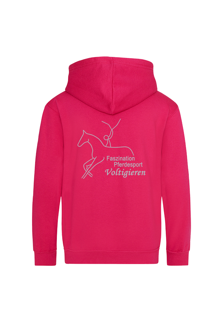 Zip-Hoodie Kinder -pink 