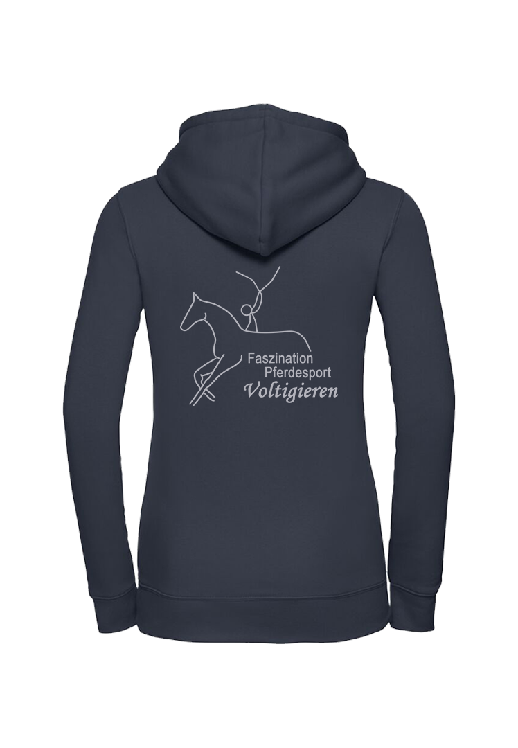 Zip-Hoodie Damen - navy 