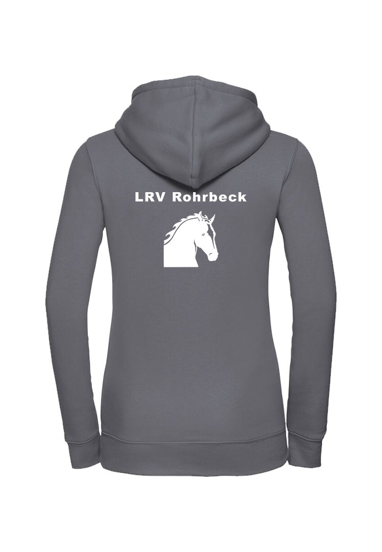 Zip-Hoodie Damen - convoy grey